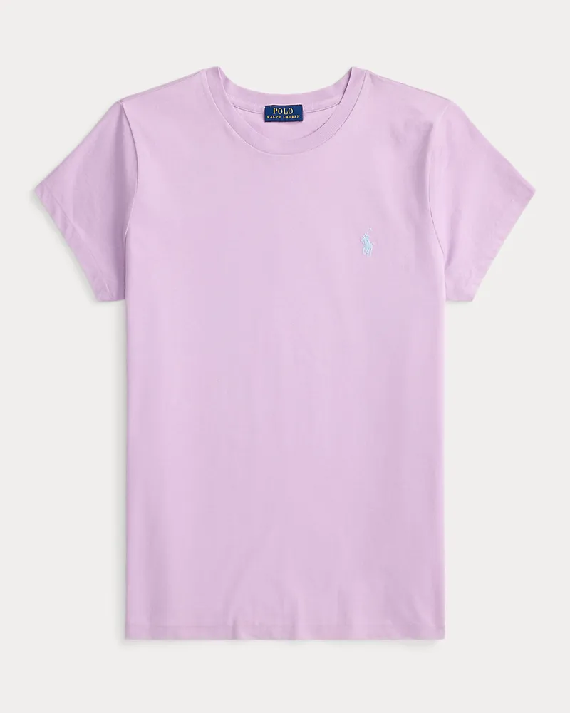 Ralph Lauren Classic-Fit Rundhals-T-Shirt aus Jersey Purple