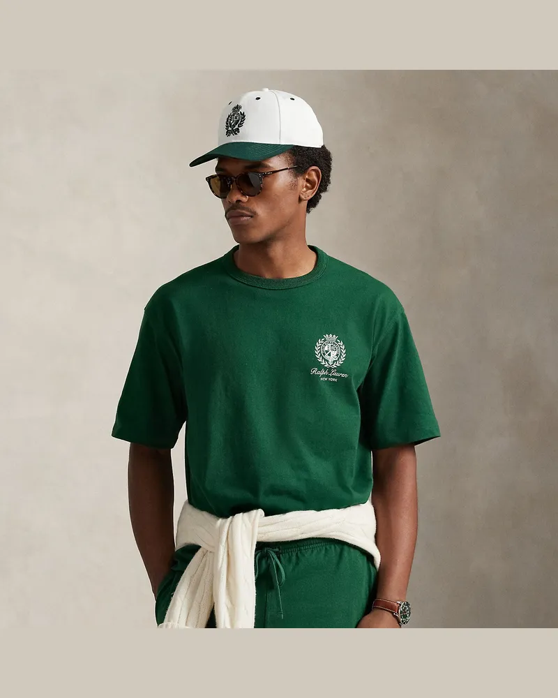 Ralph Lauren Relaxed-Fit Jersey-Grafik-T-Shirt Green