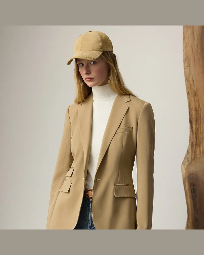 Ralph Lauren Jacke Parker aus Wollgabardine Tan