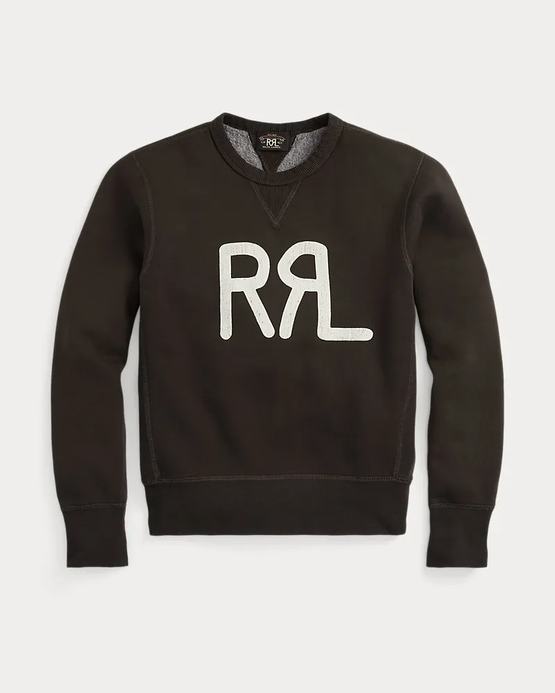 Ralph Lauren Fleece-Sweatshirt mit Logo Black