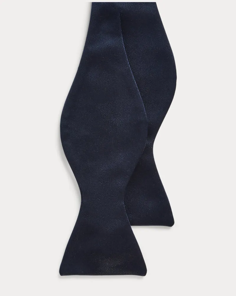 Ralph Lauren Fliege aus Seidensatin Blue