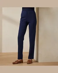 Ralph Lauren Hose Simone aus Woll-Crêpe Blue