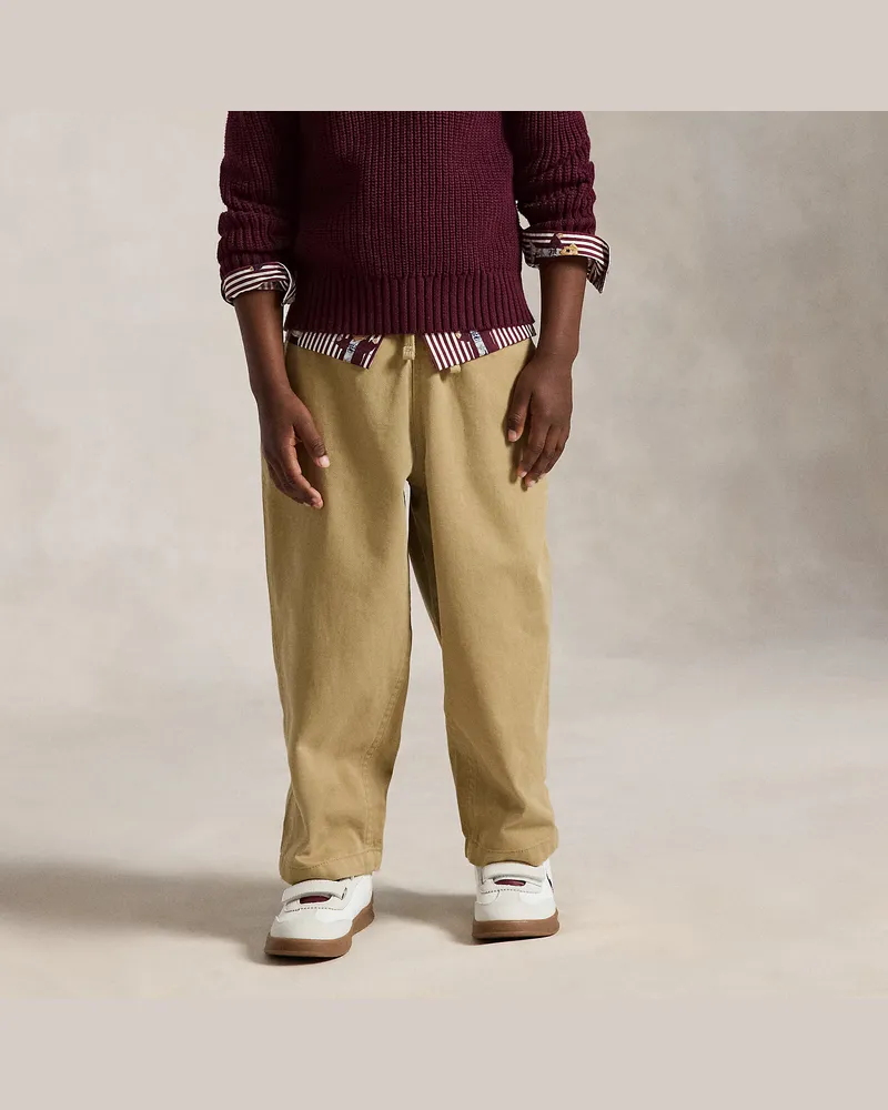 Ralph Lauren Big-Fit Hose aus Baumwolltwill Tan