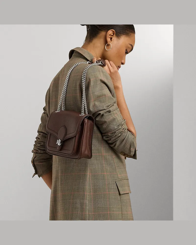 Ralph Lauren Kleine wandelbare Ledertasche Bradley Brown