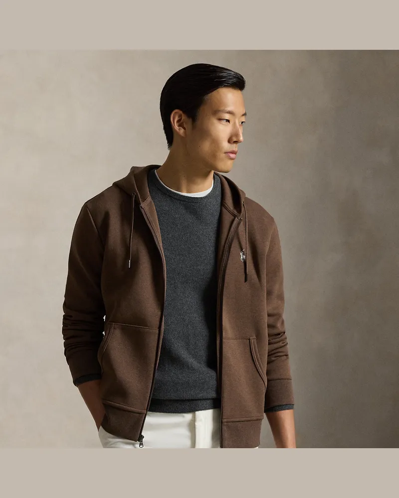 Ralph Lauren Doppellagige Kapuzenjacke Brown