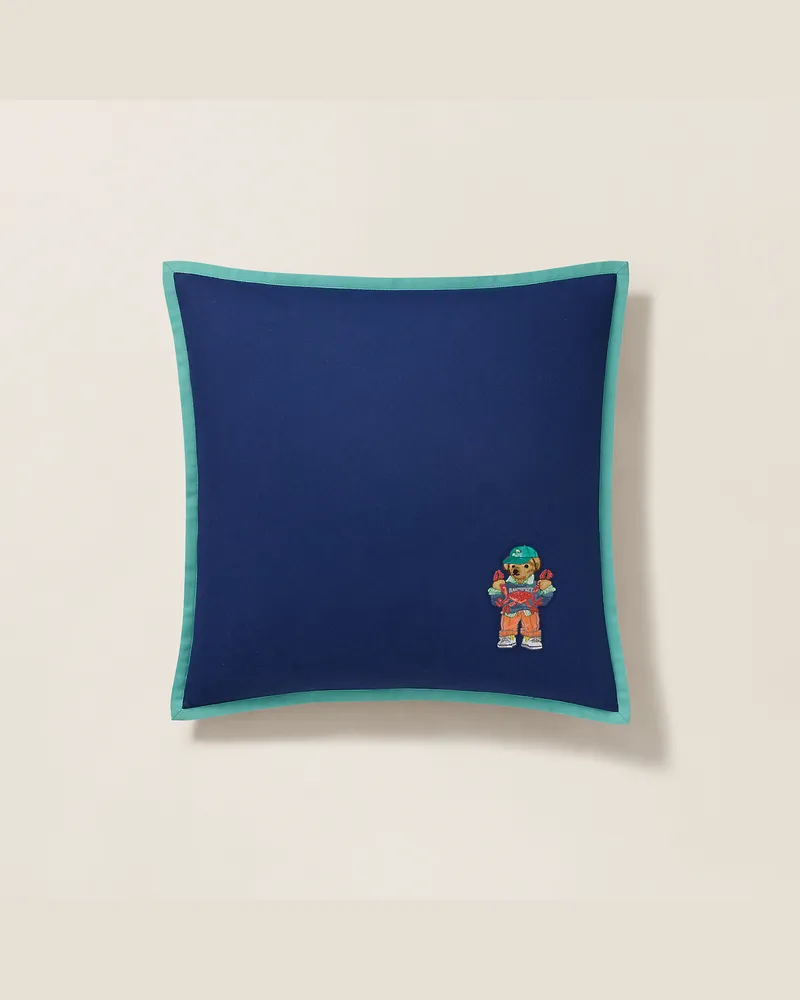 Ralph Lauren Home Wurfkissen mit Seaside Polo Bear Blue