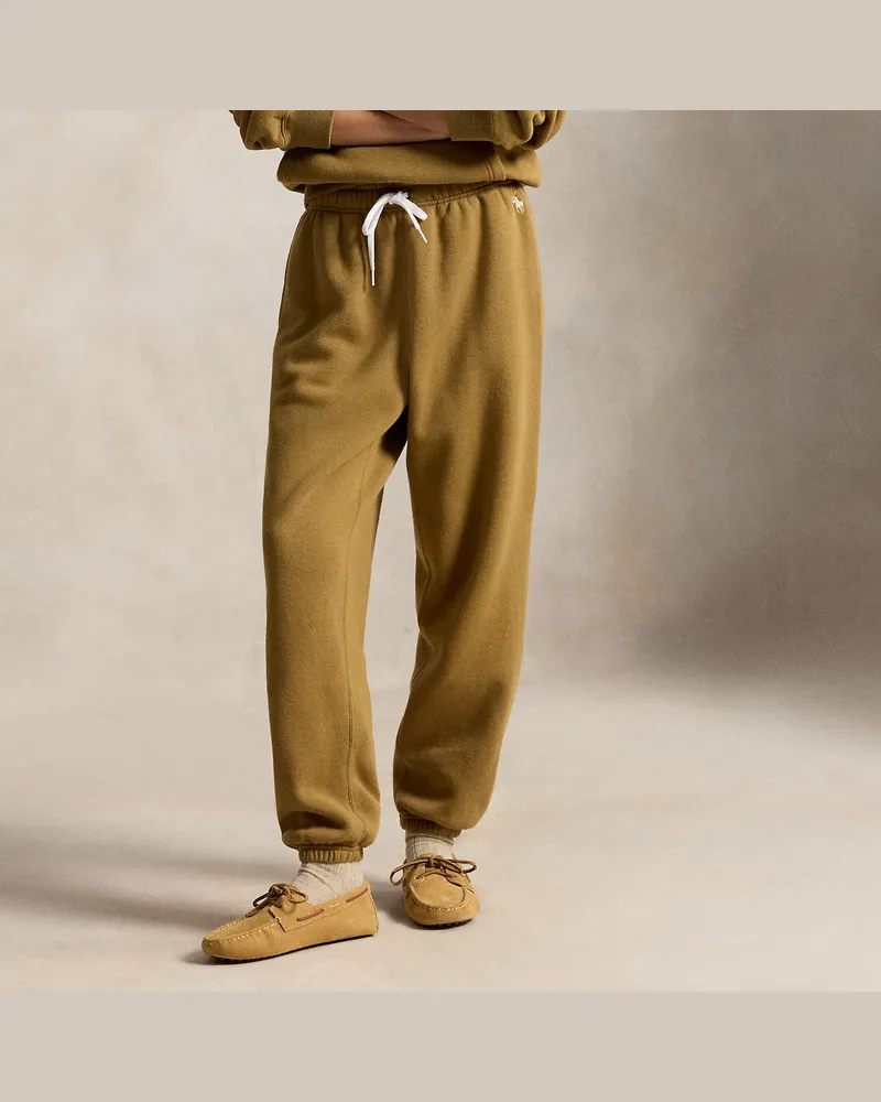 Ralph Lauren Fleece-Jogginghose mit Tunnelzug Tan
