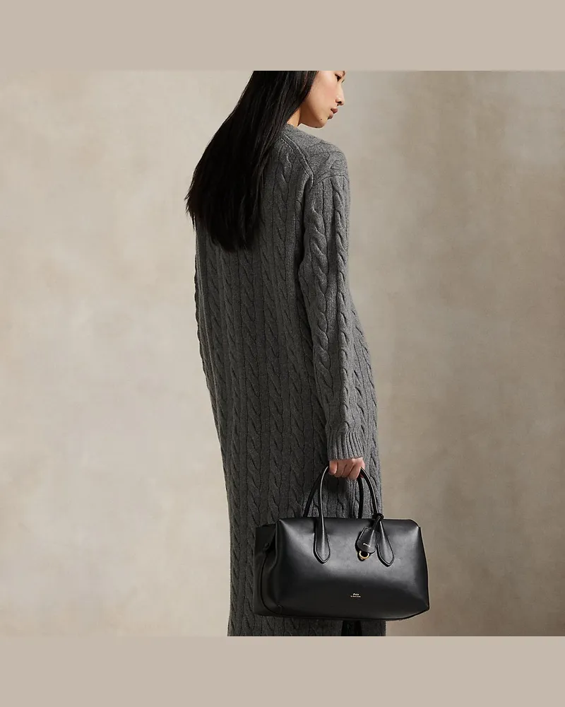 Ralph Lauren Umhängetasche Bellport aus Leder Black