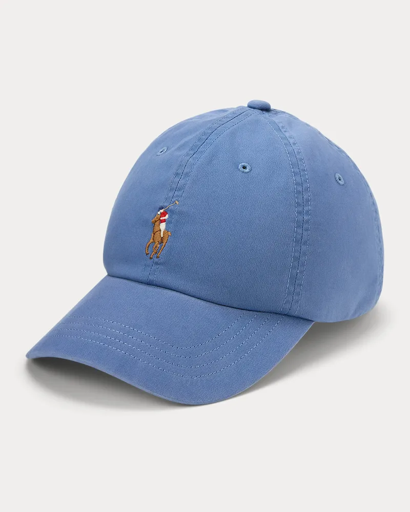 Ralph Lauren Baseballkappe aus Stretch-Baumwolltwill Blue
