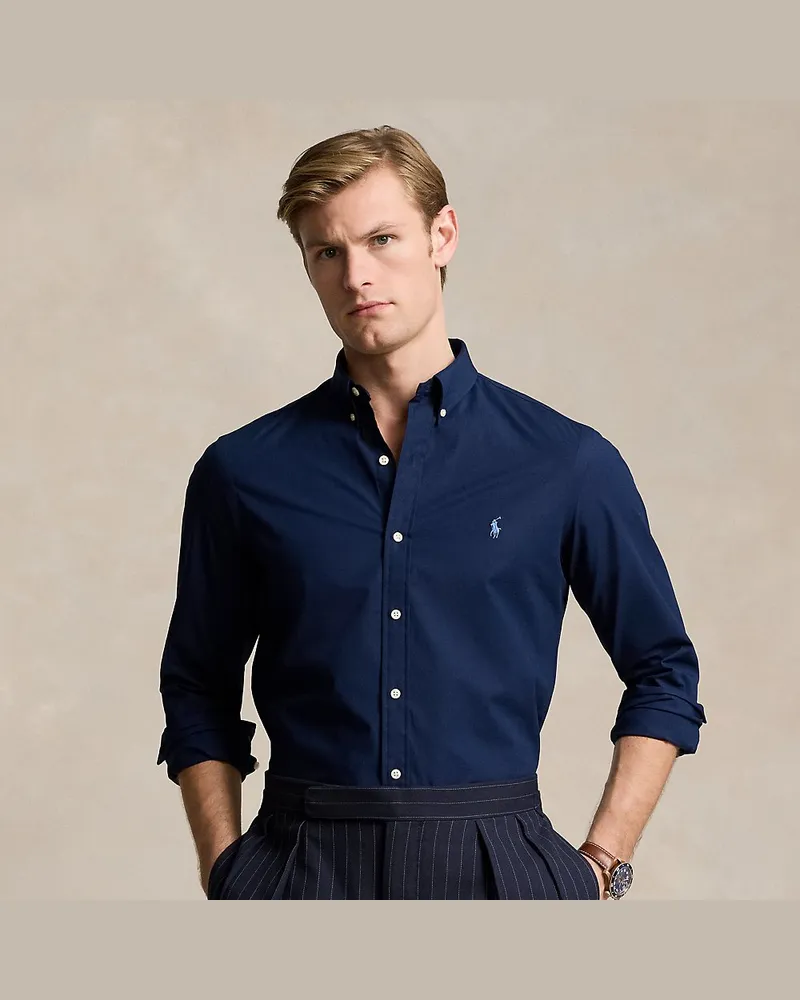 Ralph Lauren Slim-Fit-Popelinehemd mit Stretch Multi