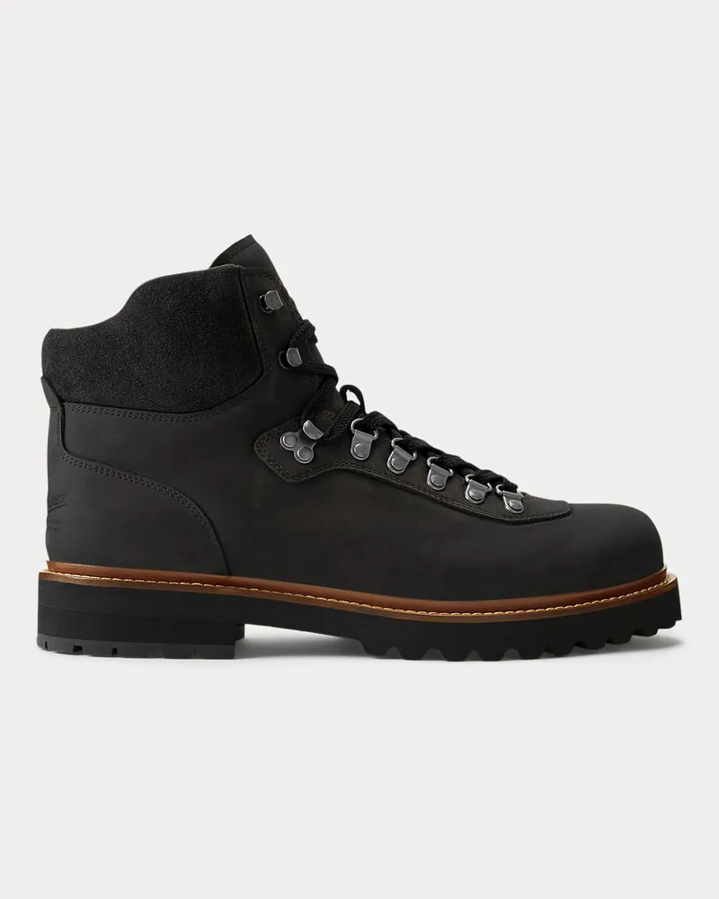 Ralph Lauren Wanderstiefel Alpine aus Leder Black