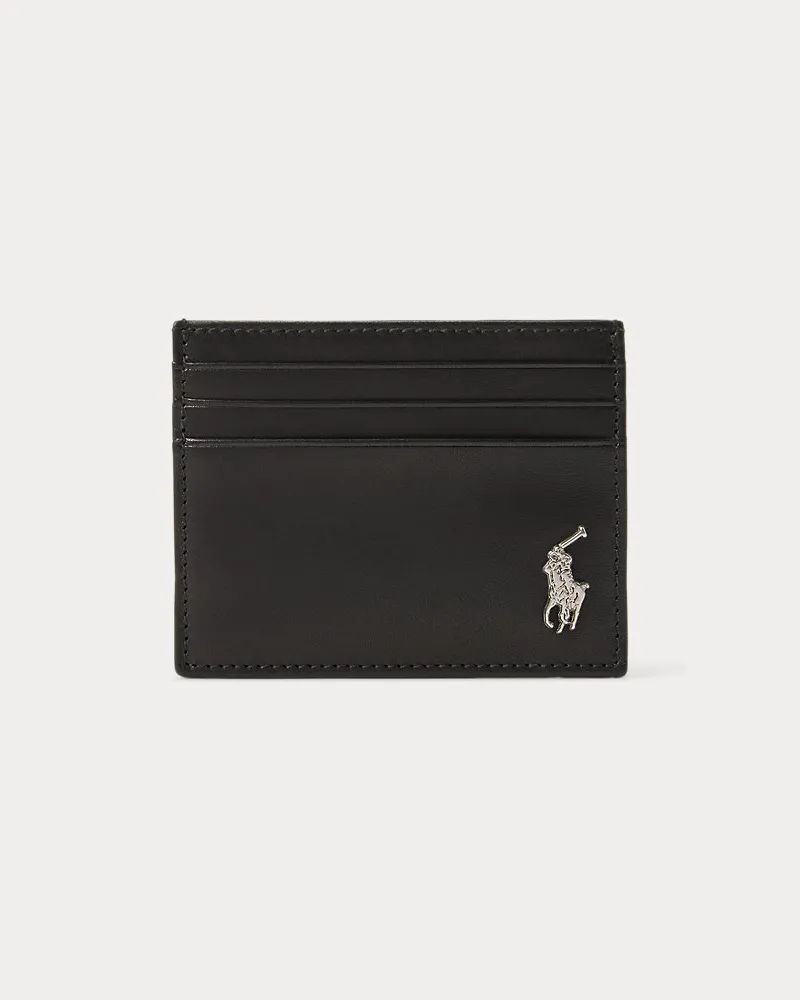 Ralph Lauren Kartenetui aus Leder Black