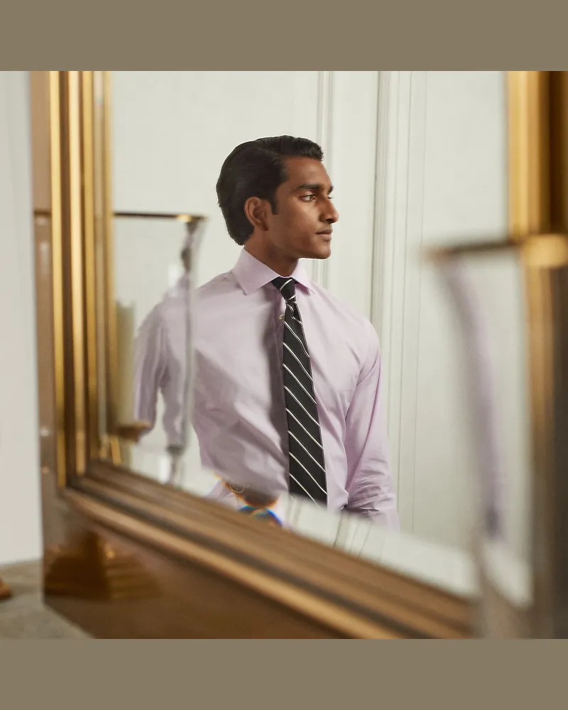 Ralph Lauren Hemd mit Umschlagmanschetten Pink