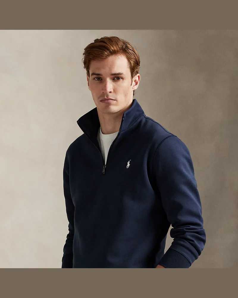 Ralph Lauren Pullover mit Viertelreißverschluss Blue