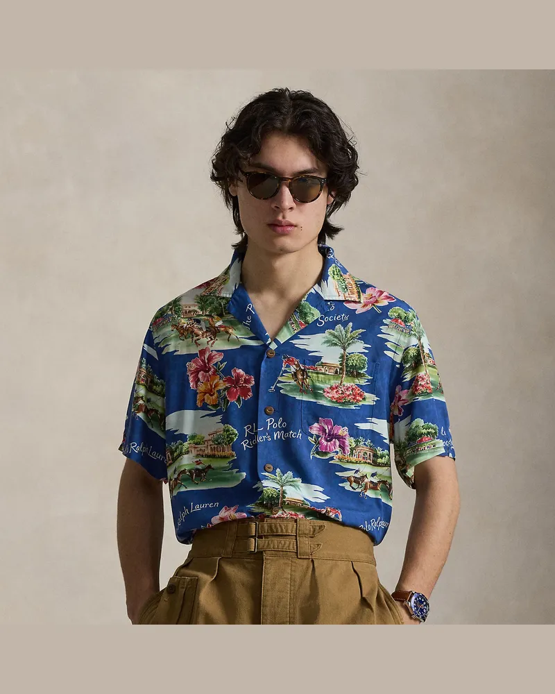 Ralph Lauren Tropisches Classic-Fit Freizeithemd Multi