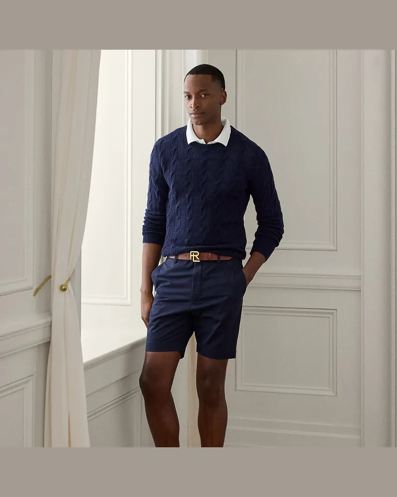 Ralph Lauren Handgeschneiderte Stretch-Chinoshorts Blue