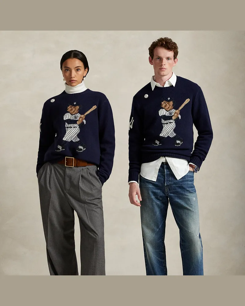 Ralph Lauren Pullover Polo  Ralph Lauren Lauren Yankees Bear Blue