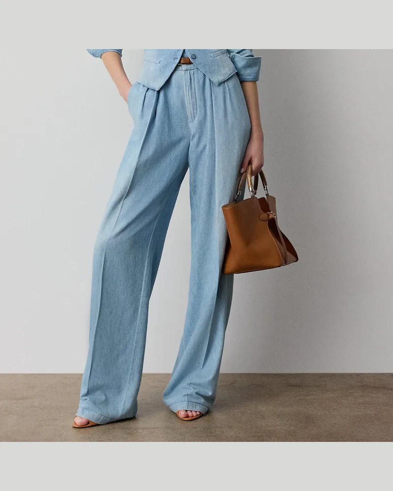 Ralph Lauren Hose Livie aus Baumwolldenim Blue