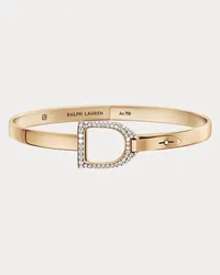 Ralph Lauren Armreif aus Roségold Stirrup mit Pavé Pink