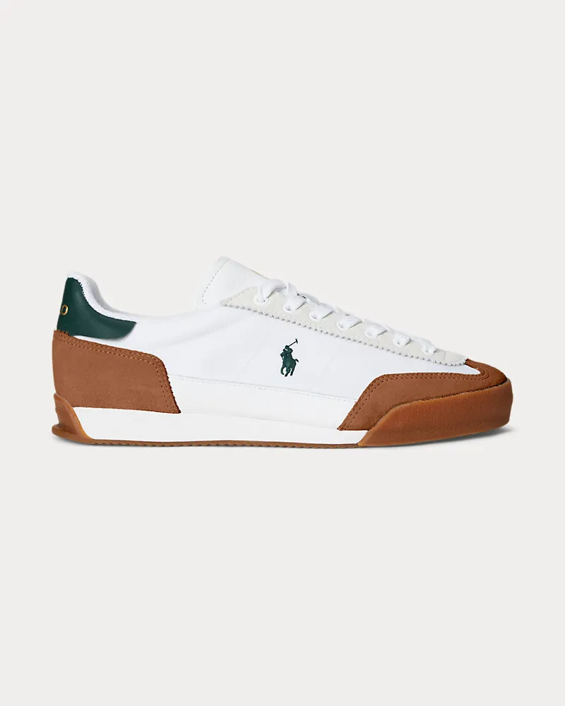 Ralph Lauren Wildleder-Segeltuch-Sneaker Hester Multi