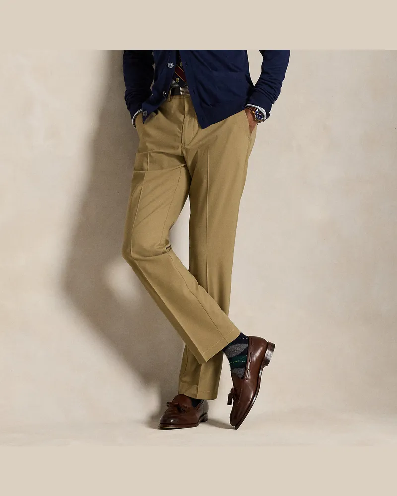 Ralph Lauren Straight-Fit Stretchhose Manhasset Tan