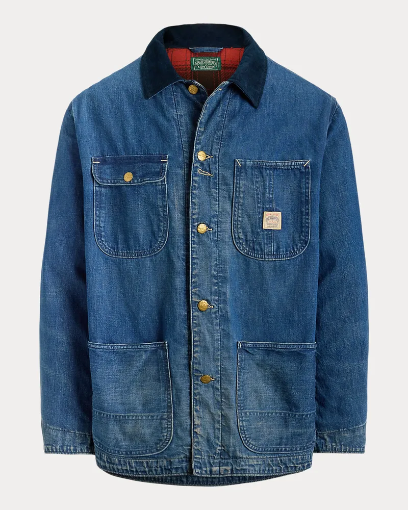 Ralph Lauren Utility-Denimjacke Blue