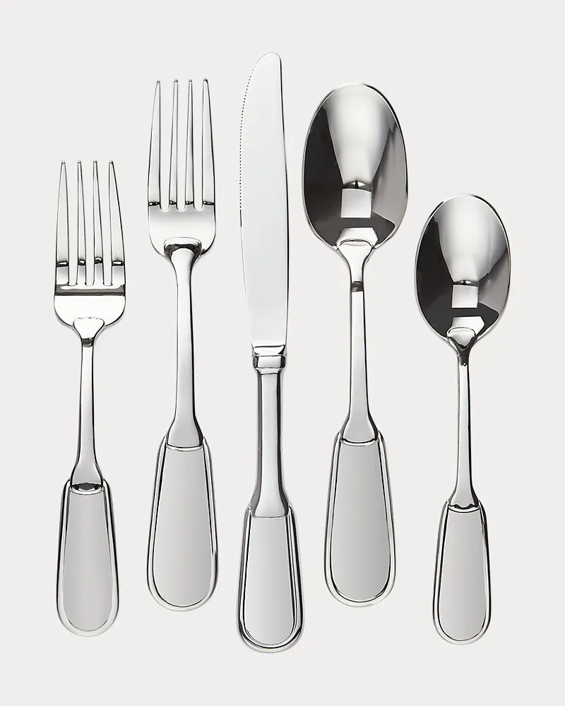 Ralph Lauren Home 5-teiliges Tischset Wentworth in Silber Silver