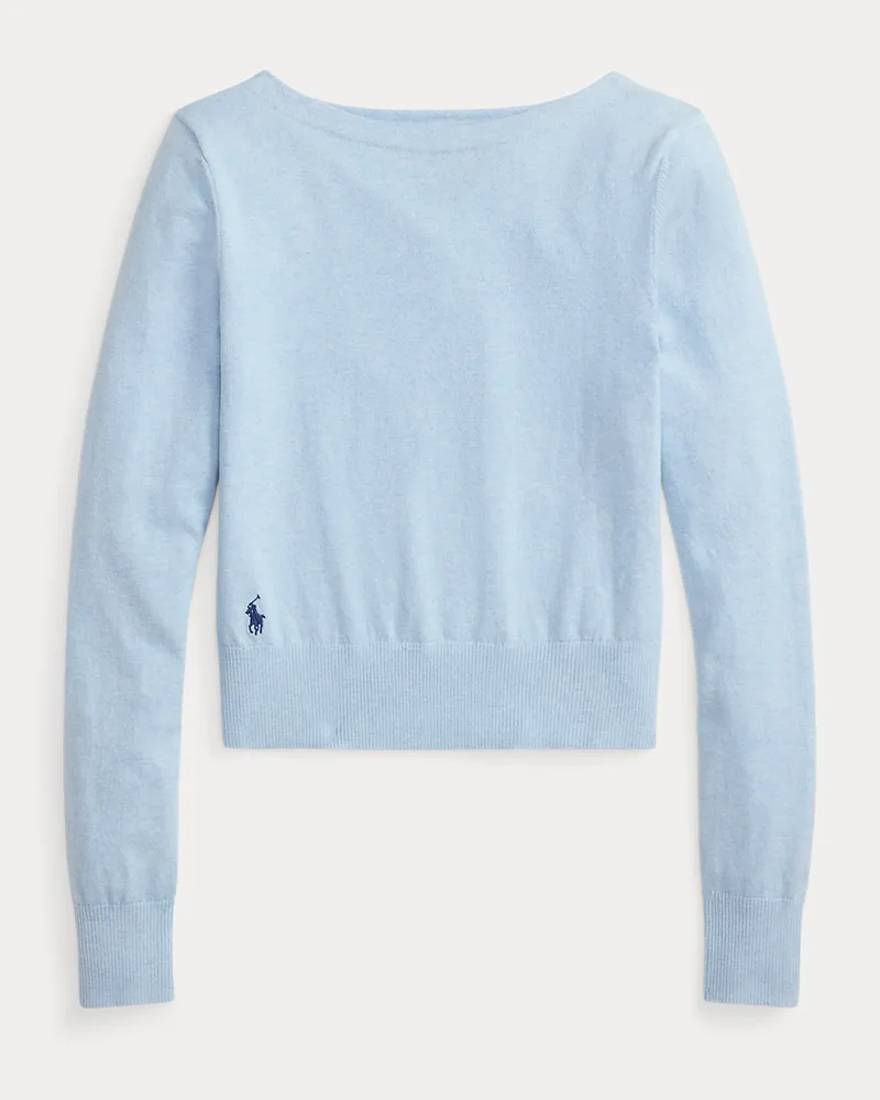 Ralph Lauren Pullover mit U-Boot-Ausschnitt Blue