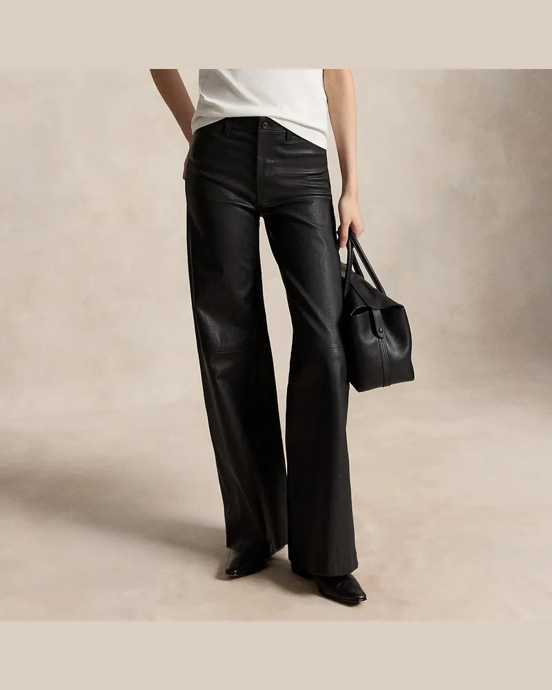 Ralph Lauren Lederhose Beaton Black
