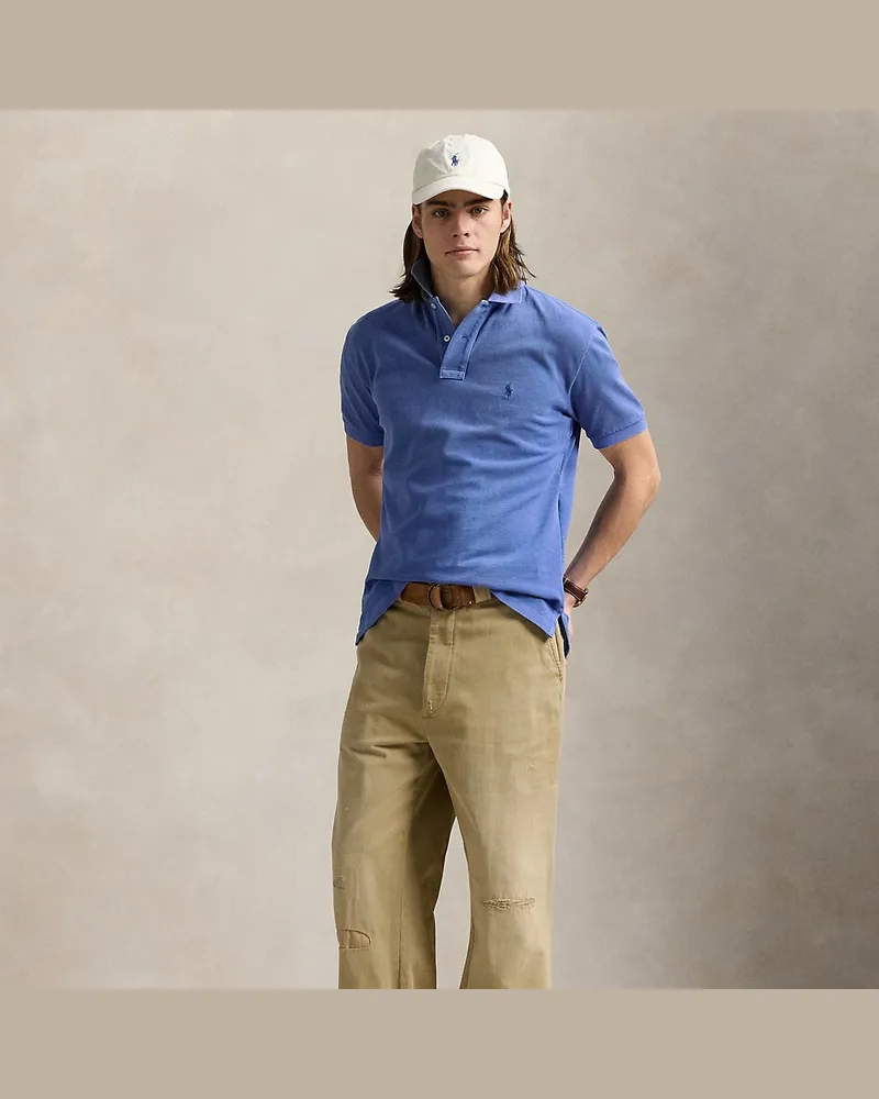 Ralph Lauren Original-Fit Piqué-Poloshirt Blue