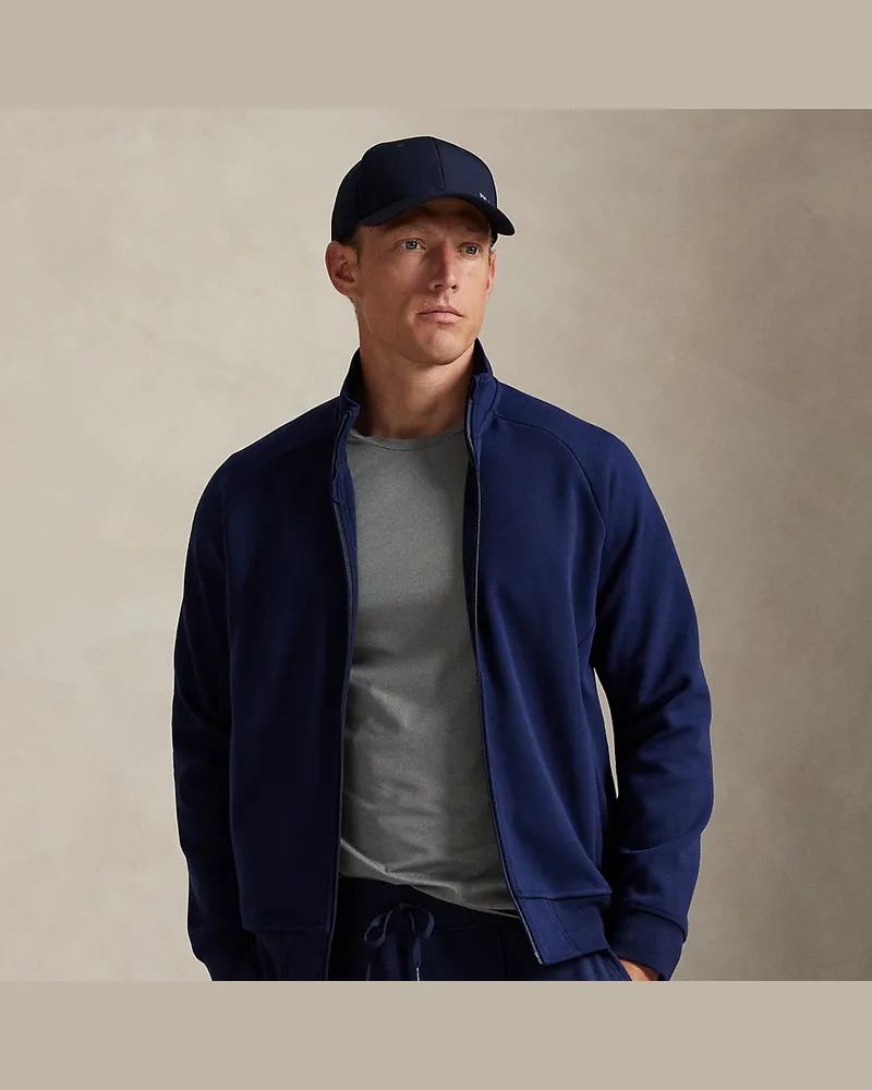 Ralph Lauren Doppellagige Jacke mit Schornsteinkragen Blue