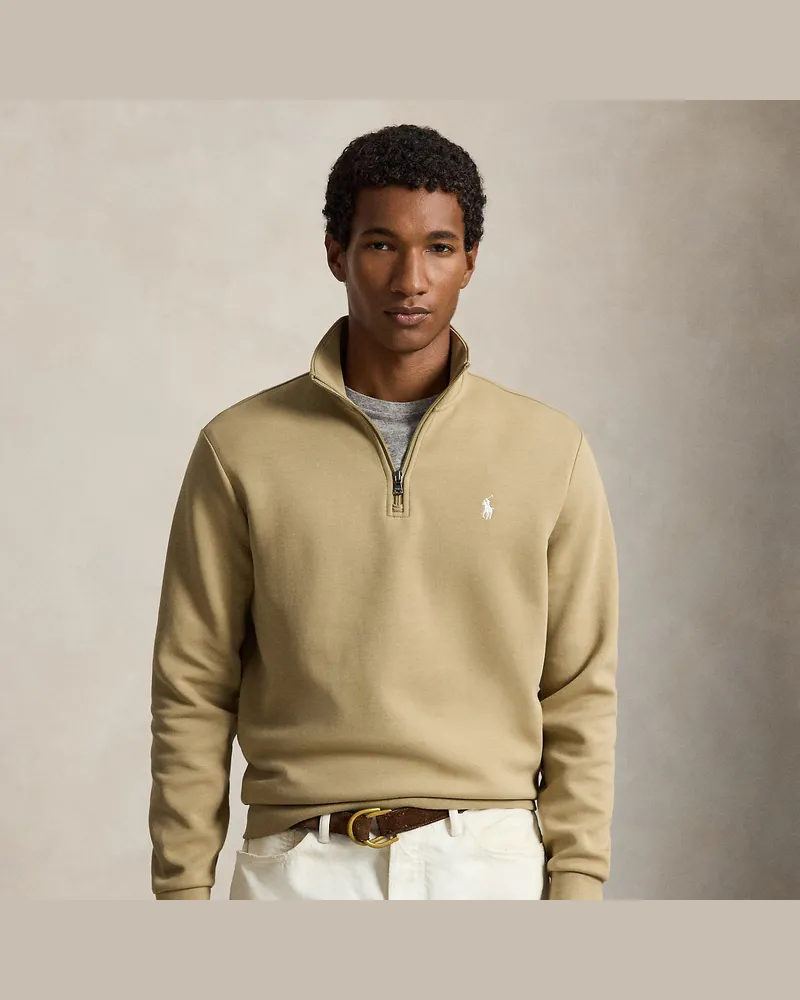 Ralph Lauren Pullover mit Viertelreißverschluss Brown