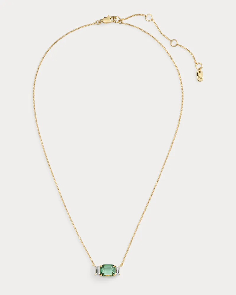 Ralph Lauren Vergoldete Halskette mit Anhänger Gold