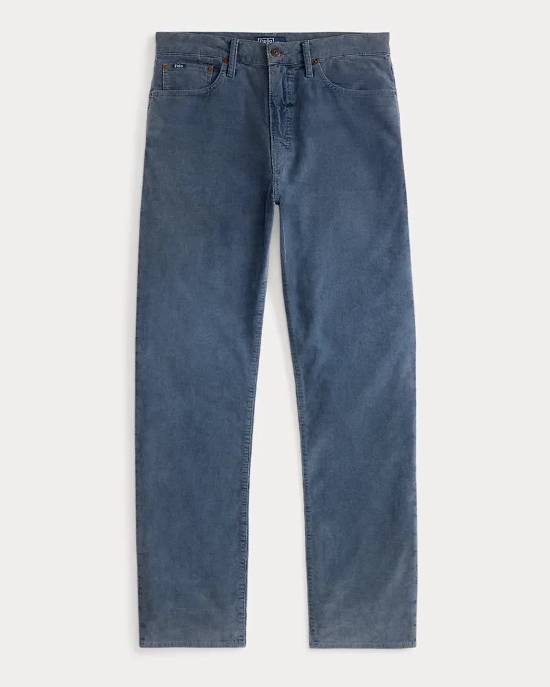Ralph Lauren Straight-Fit Kordsamthose Blue