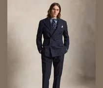Tailored-Fit Polo-Nadelstreifen-Anzug