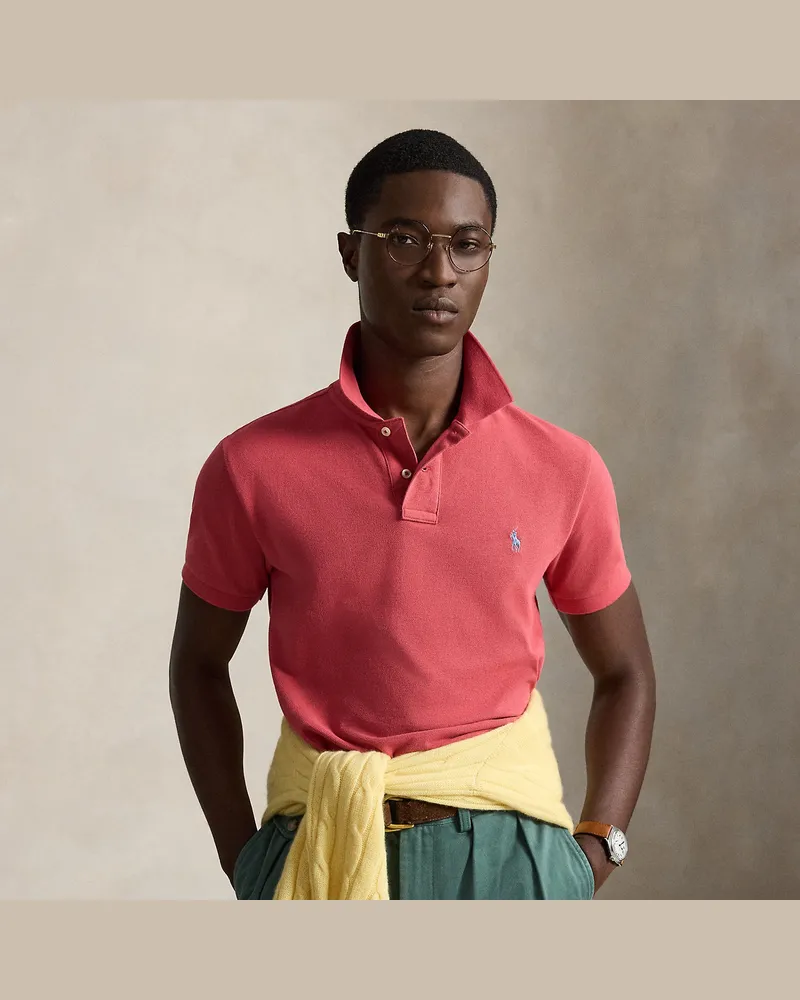 Ralph Lauren Slim-Fit Poloshirt aus Piqué Red