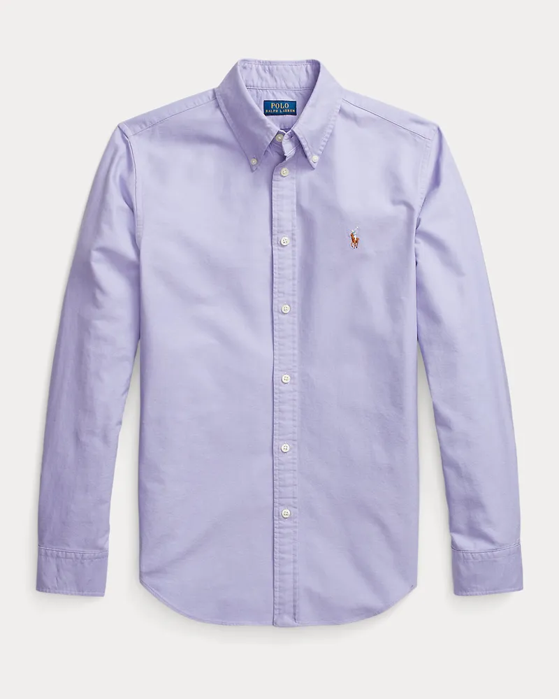 Ralph Lauren Classic-Fit Oxfordhemd Purple