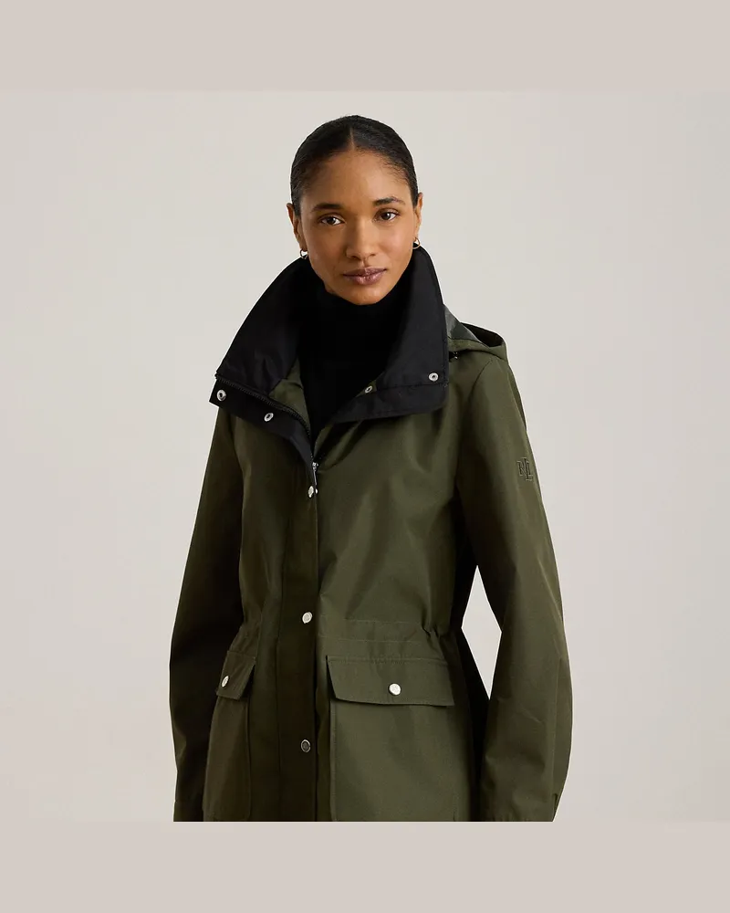 Ralph Lauren Kapuzenanorak mit Tunnelkragen Green