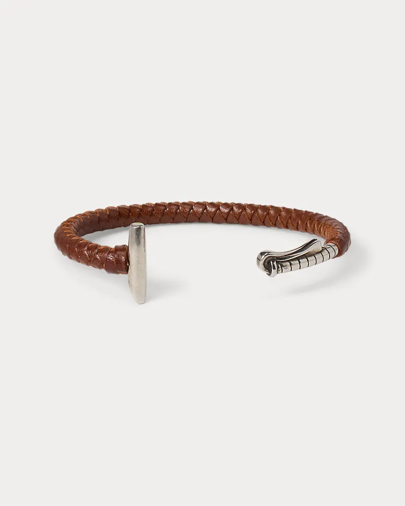 Ralph Lauren Armreif mit silbernem Poloschläger Grey