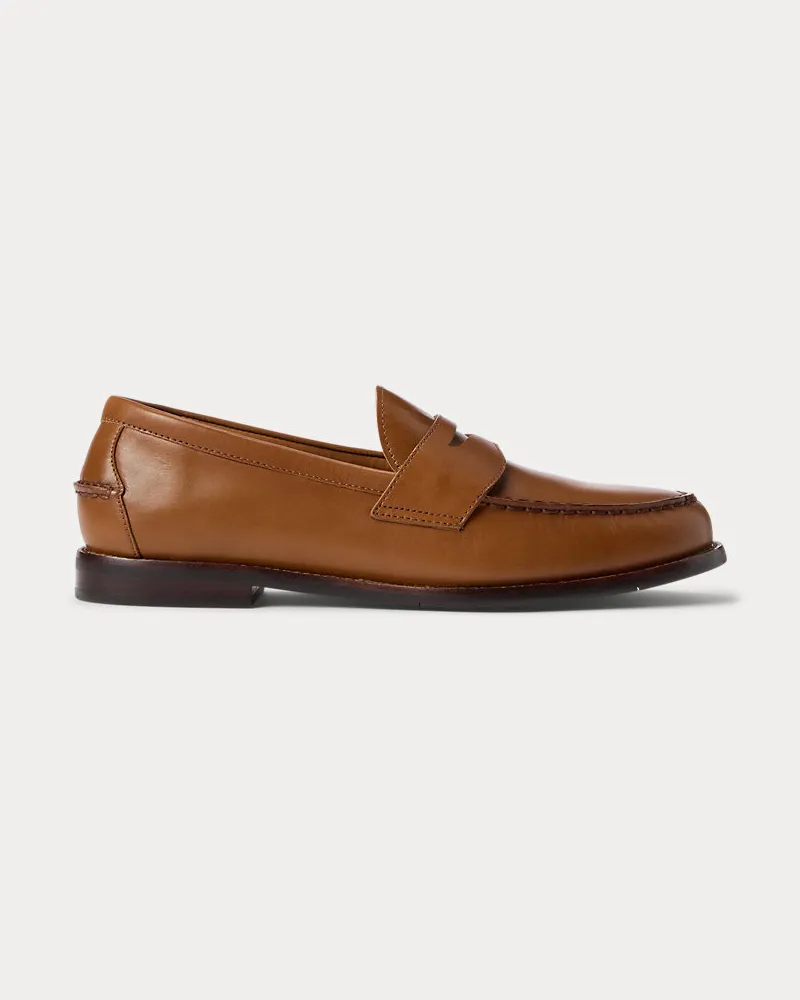 Ralph Lauren Pennyloafer Alston aus Leder Tan