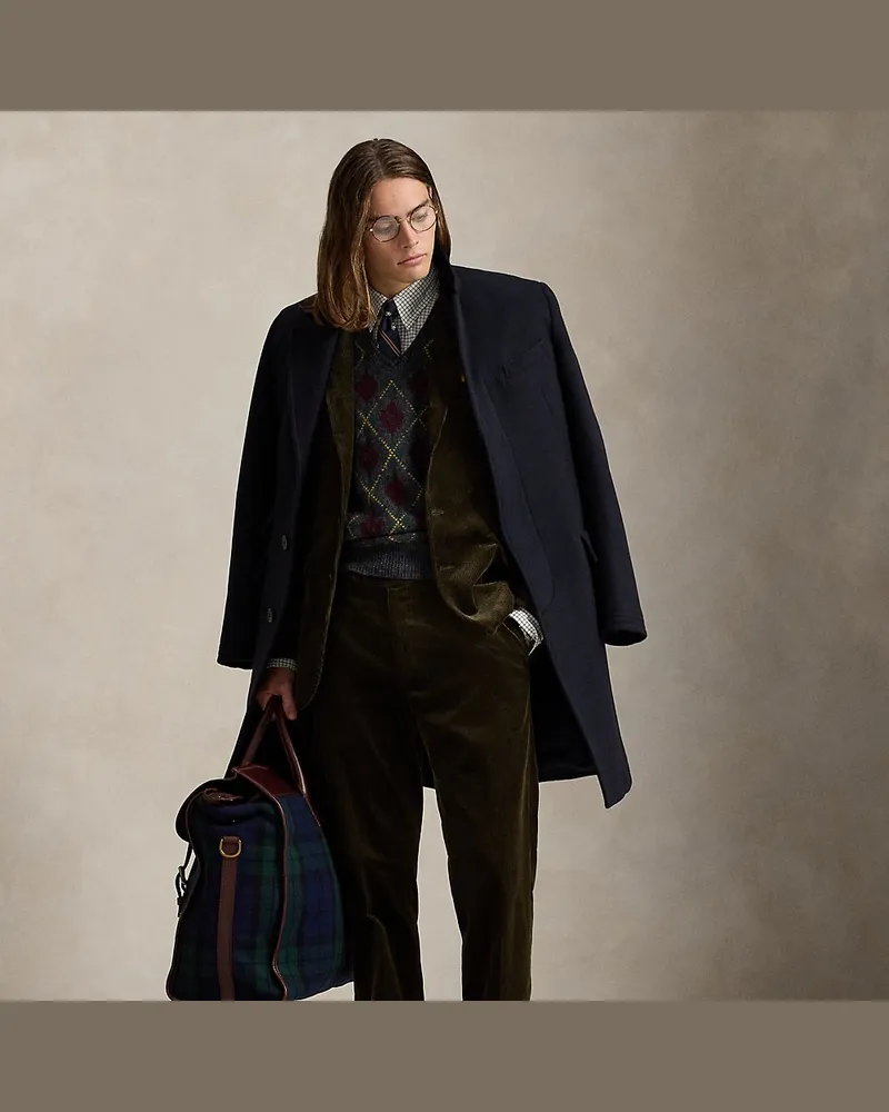 Ralph Lauren Anzughose aus Kordsamt Green
