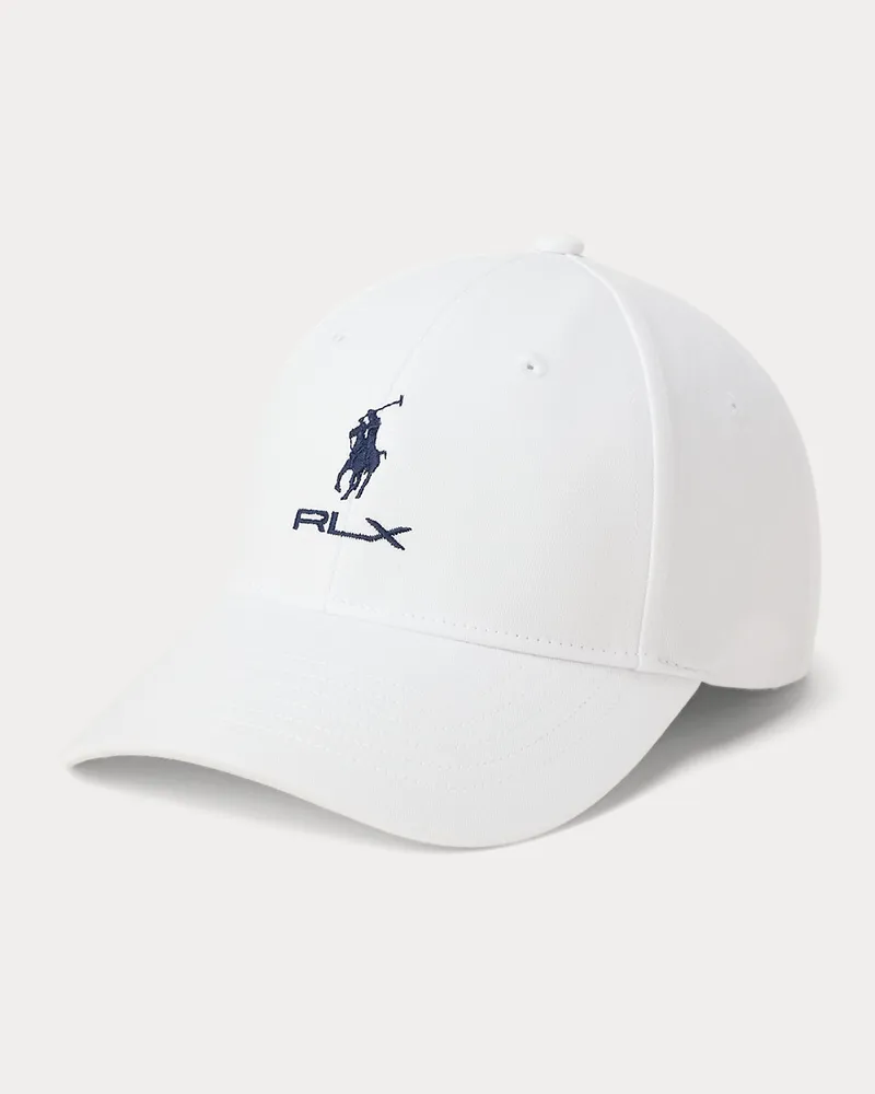 Ralph Lauren Baseballkappe mit gesticktem Logo White