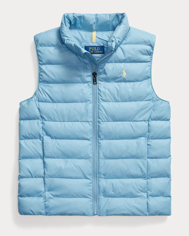 Ralph Lauren Die verstaubare Steppweste Colden Blue