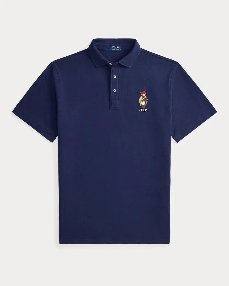Ralph Lauren Große Größen - Piqué-Poloshirt mit Polo Bear Blue