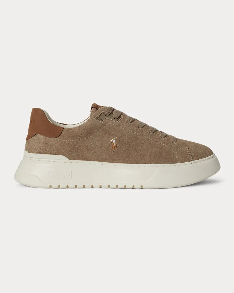 Ralph Lauren Sneaker RLite Court aus Wildleder Grey
