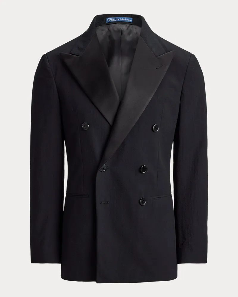 Ralph Lauren Tailored-Fit Smokingjacke Polo Soft Black