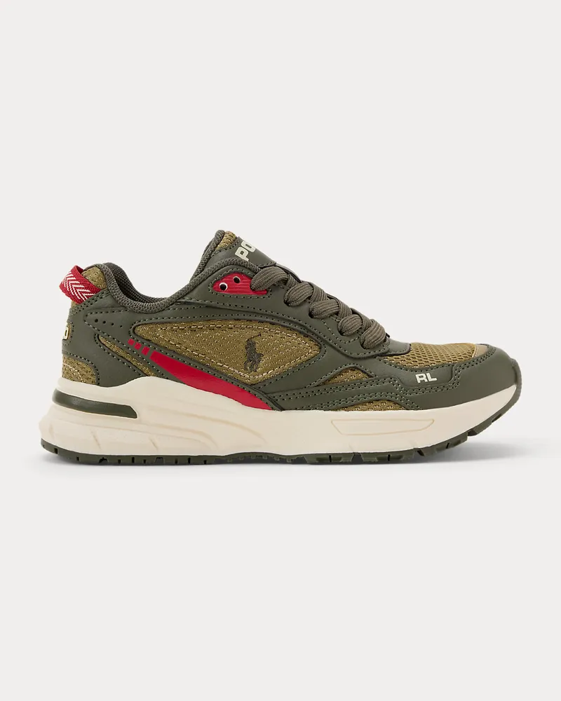 Ralph Lauren Sneaker Trackster 275 aus Kunstwildleder Tan