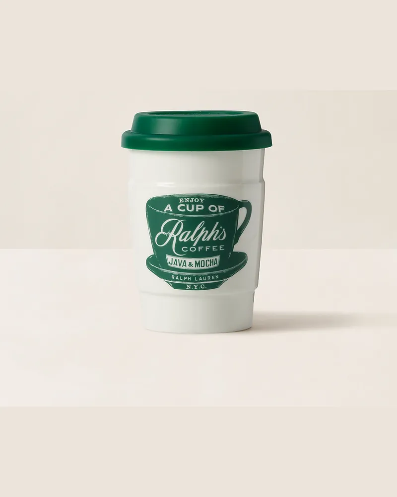 Ralph Lauren Home Kaffeetasse  Ralph Lauren‘s Coffee aus Porzellan Green