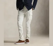 Slim-Fit Kordsamt-Cargohose mit Stretch