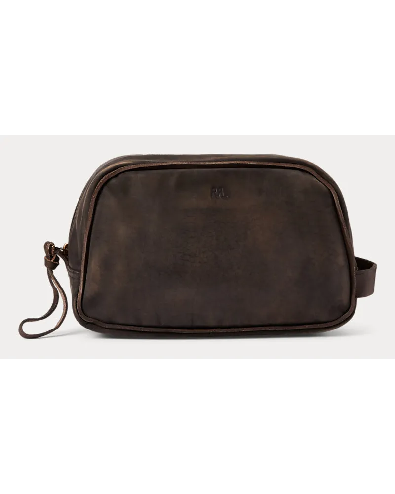 Ralph Lauren Reisetasche aus Leder Brown